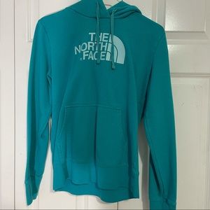 Blue north face hoodie